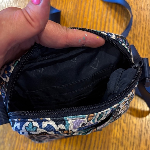 Vera Bradley Blue and Green Patterned Crossbody - Picture 5 of 5